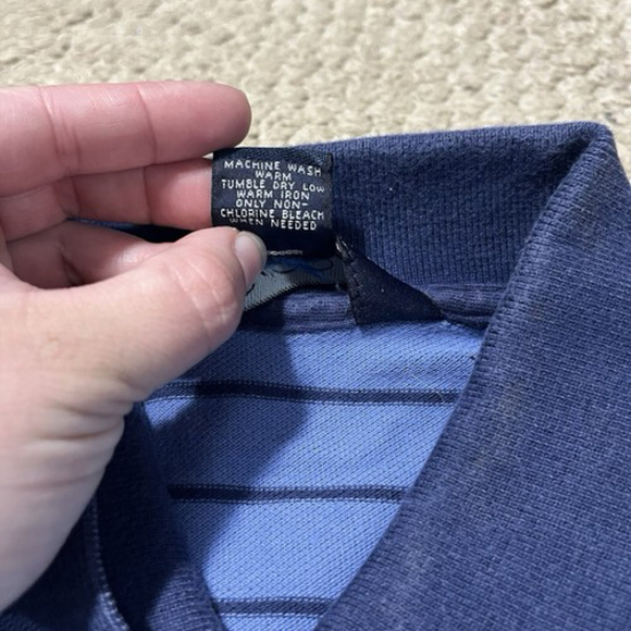 Brooks Brothers Performance Polo Shirt Striped Multicolor Slim Fit Size Medium - Picture 5 of 12